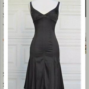 Roberto Cavalli vintage little black dress in silk